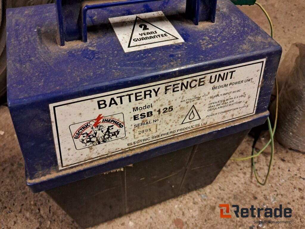 1000 m Elhegn med hegnsapparat fra Electric Shepherd ESB 125 - Landbruksteknikk: bilde 2 1000 m Elhegn med hegnsapparat fra Electric Shepherd ESB 125 - Landbruksteknikk: bilde 2