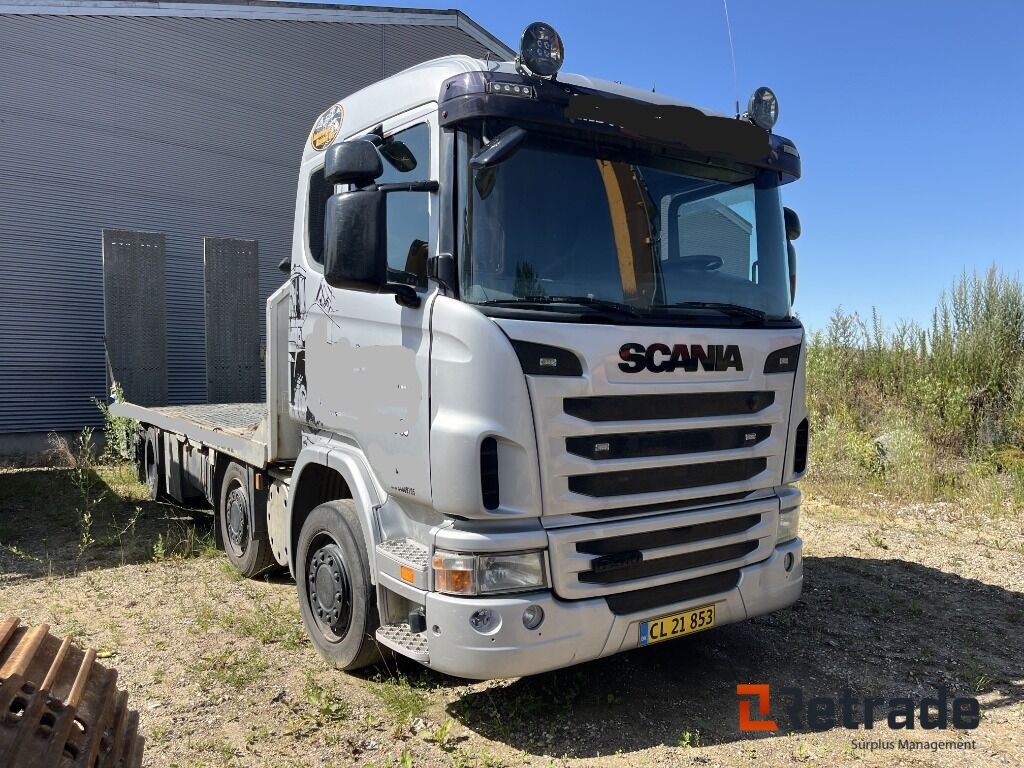 Lastbil SCANIA 8X4 Maskintransporter med Hydrauliske slidsker - Transporter lastebil: bilde 3 Lastbil SCANIA 8X4 Maskintransporter med Hydrauliske slidsker - Transporter lastebil: bilde 3