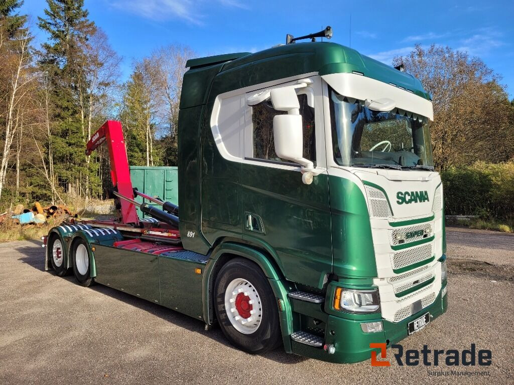 Lastväxlare SCANIA R580 V8 Next Gen LB6X2*4 Euro 6 - Krokbil, Kranbil: bilde 3 Lastväxlare SCANIA R580 V8 Next Gen LB6X2*4 Euro 6 - Krokbil, Kranbil: bilde 3