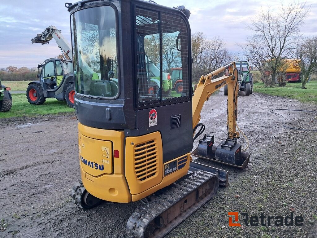 Minigraver Komatsu PC16R-3HS Lavt timetal! - Minigraver: bilde 4 Minigraver Komatsu PC16R-3HS Lavt timetal! - Minigraver: bilde 4