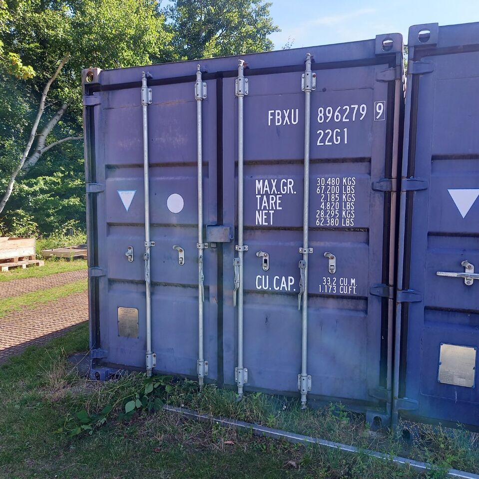 Container CSC Safety Container. 20 Fod. - Vekselflak/ Container: bilde 1 Container CSC Safety Container. 20 Fod. - Vekselflak/ Container: bilde 1
