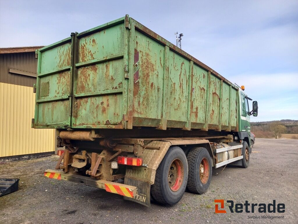 Volvo FH12,420 6x2 med container wire hejs og HMF kran. - Tippbil: bilde 3 Volvo FH12,420 6x2 med container wire hejs og HMF kran. - Tippbil: bilde 3