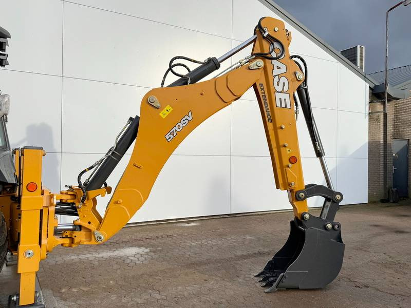 Ny Traktorgraver Case 570SV 4WD - 4/1 Bucket / Telescopic Boom / AC: bilde 14