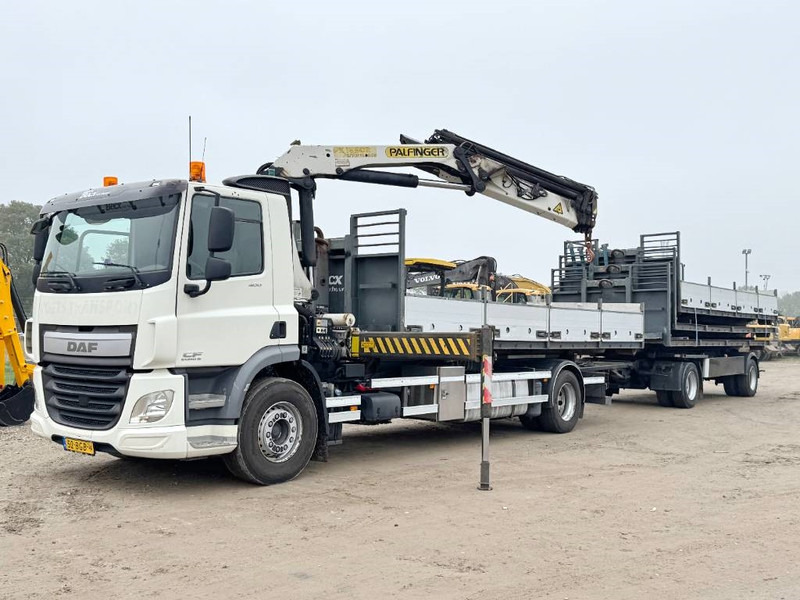 DAF CF400 + 17m Palfinger Crane / kran + Trailer - Krokbil, Kranbil: bilde 1 DAF CF400 + 17m Palfinger Crane / kran + Trailer - Krokbil, Kranbil: bilde 1