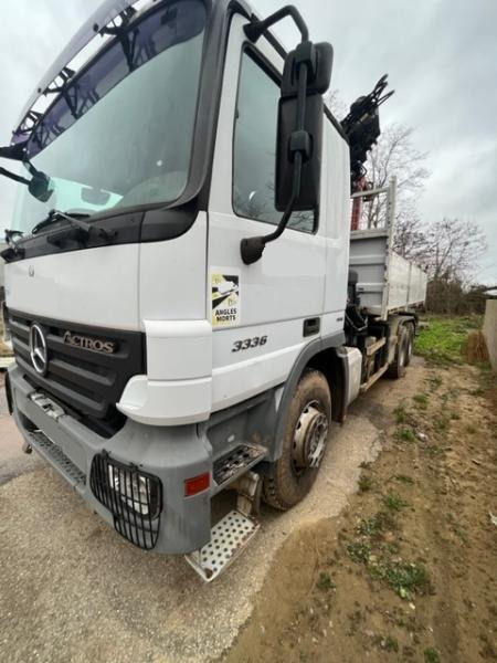 Mercedes Actros 3336 - Tippbil, Kranbil: bilde 3 Mercedes Actros 3336 - Tippbil, Kranbil: bilde 3