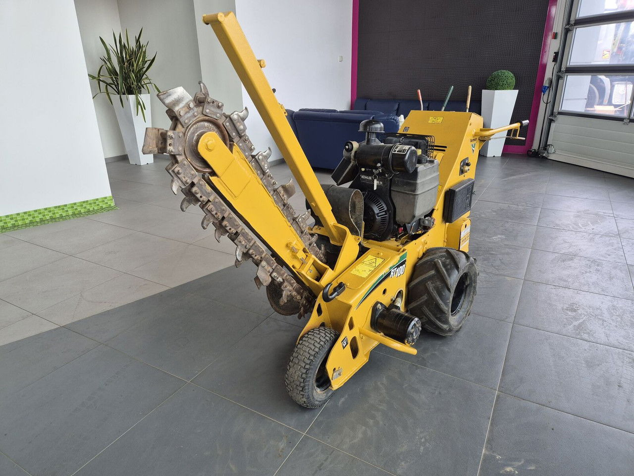 Grøftegraver Vermeer RT 100 / Trench SAW / Mini Chain Excavator / IDE AL FOR Cables: bilde 6