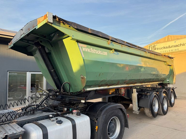 Meiller Kisa 3 - 3-Axle Tipper Trailer - hydr. back - Tippsemi: bilde 1 Meiller Kisa 3 - 3-Axle Tipper Trailer - hydr. back - Tippsemi: bilde 1