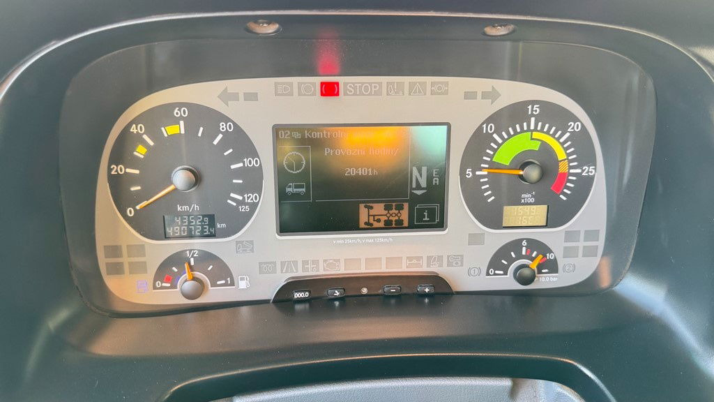 Container-transport/ Vekselflak lastebil Mercedes-Benz Actros 2641 6x4 hiab abroll tipper - spring complete: bilde 25