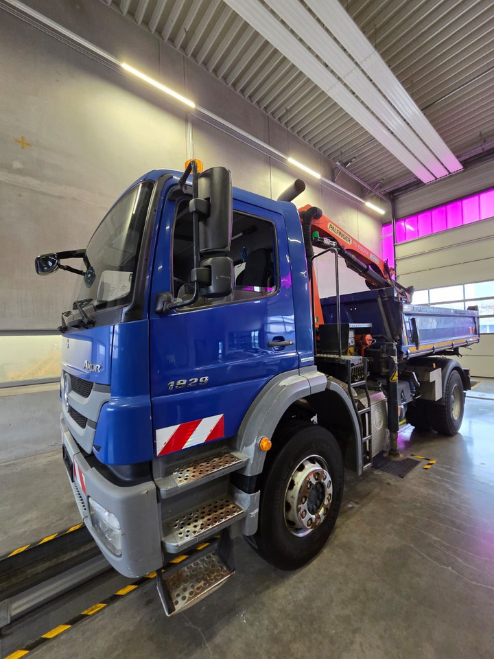 Mercedes-Benz Axor 1829 K 4x2 meiller tipper - crane PK8501 remote - Tippbil: bilde 1 Mercedes-Benz Axor 1829 K 4x2 meiller tipper - crane PK8501 remote - Tippbil: bilde 1