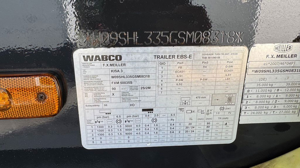 Tippsemi Schwarzmüller Meiller Mhps 12/27 3-Axle Tipper Trailer - hydr. back: bilde 15 Tippsemi Schwarzmüller Meiller Mhps 12/27 3-Axle Tipper Trailer - hydr. back: bilde 15