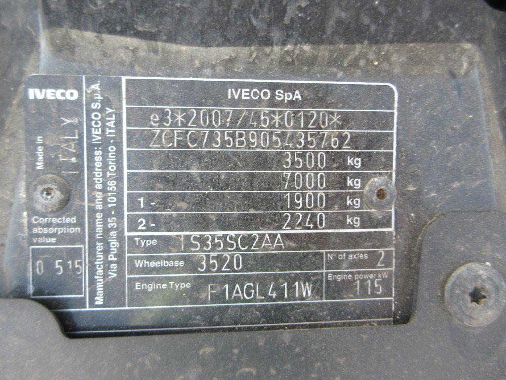 Kassebil Iveco Daily 35S16: bilde 12