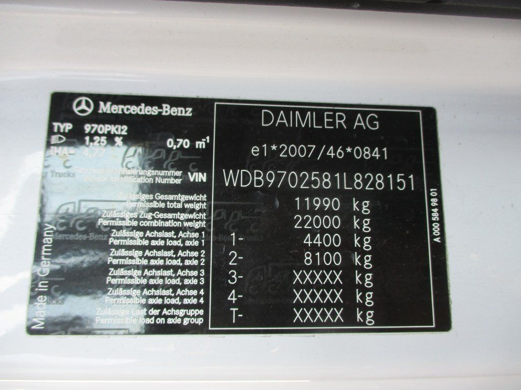 Leie Mercedes-Benz Atego 1222  1 Liege LBW  Mercedes-Benz Atego 1222  1 Liege LBW: bilde 18