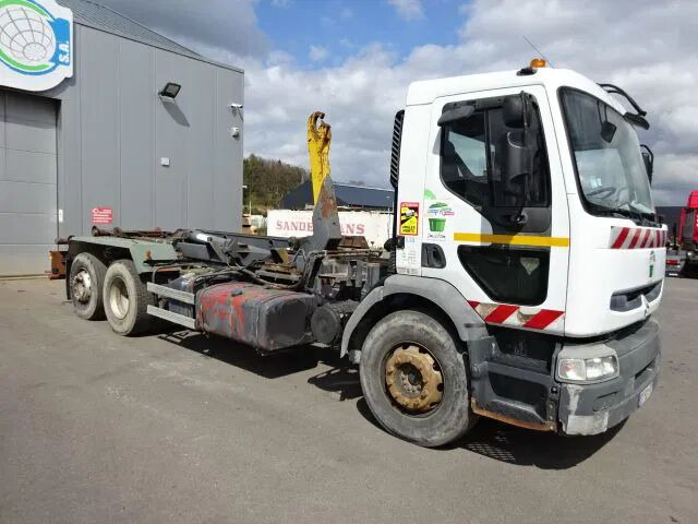 Renault Premium 370 dci - 6x2 - container system - crane/grue - Lastebil med kabelsystem: bilde 1 Renault Premium 370 dci - 6x2 - container system - crane/grue - Lastebil med kabelsystem: bilde 1