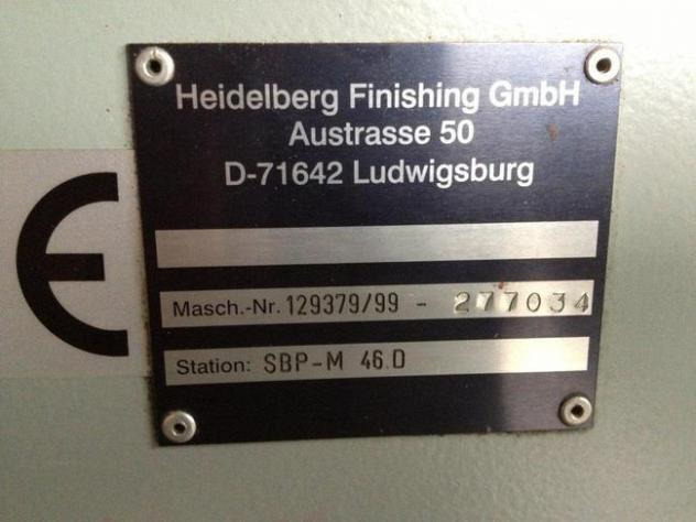 Heidelberg Steel SBP-M 46 D Upright Press Delivery - Falsemaskin: bilde 2 Heidelberg Steel SBP-M 46 D Upright Press Delivery - Falsemaskin: bilde 2