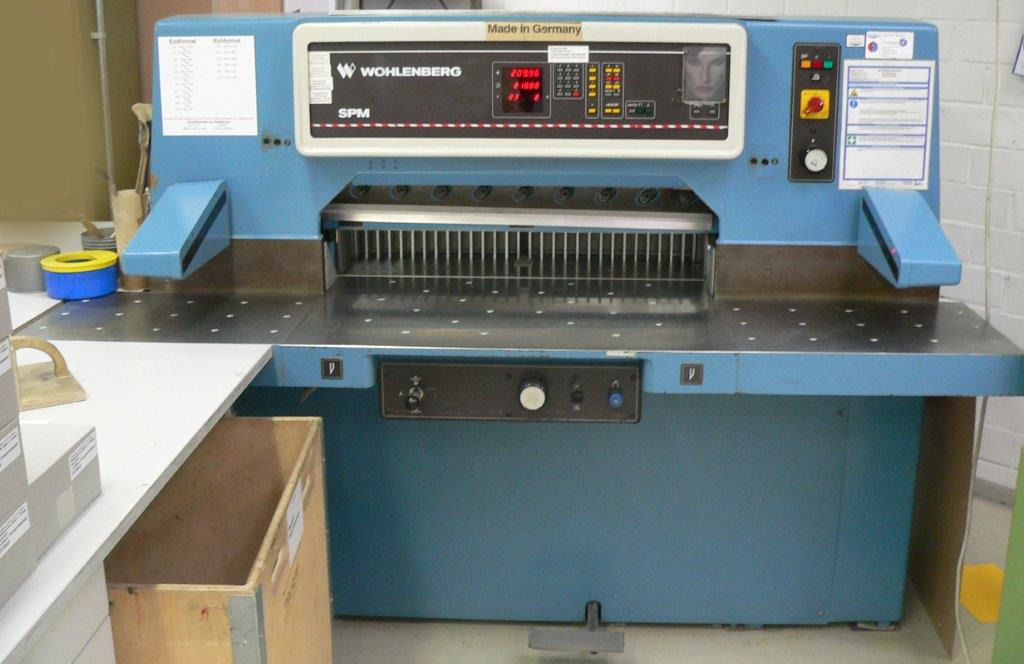 High-speed cutter Wohlenberg WP 92 SPM - Papirskjæremaskin: bilde 1 High-speed cutter Wohlenberg WP 92 SPM - Papirskjæremaskin: bilde 1