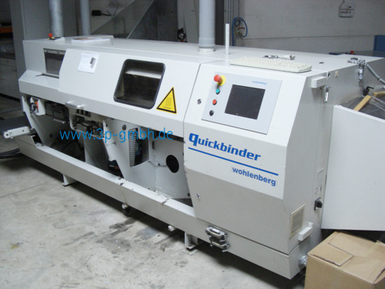 Perfect Binder Wohlenberg Quickbinder with PUR and Gazingunit - Innbindingsmaskin: bilde 1 Perfect Binder Wohlenberg Quickbinder with PUR and Gazingunit - Innbindingsmaskin: bilde 1