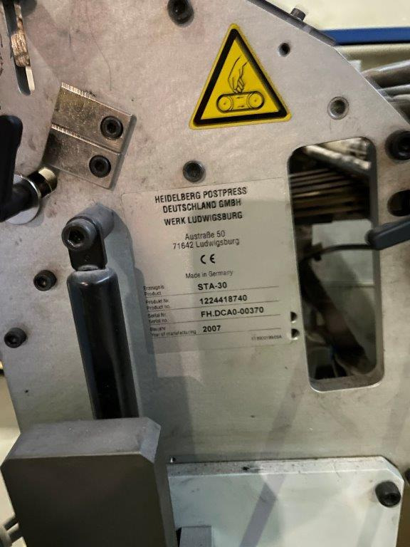 Small sized mobile stack delivery Heidelberg Stahlfolder STA 30 F - Falsemaskin: bilde 2 Small sized mobile stack delivery Heidelberg Stahlfolder STA 30 F - Falsemaskin: bilde 2