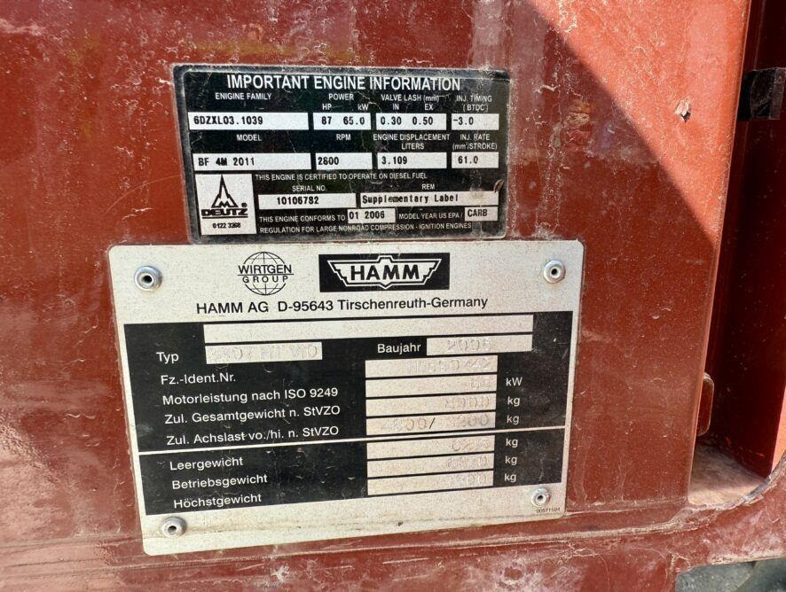 Kompaktor Hamm 3307 HT VIO: bilde 15