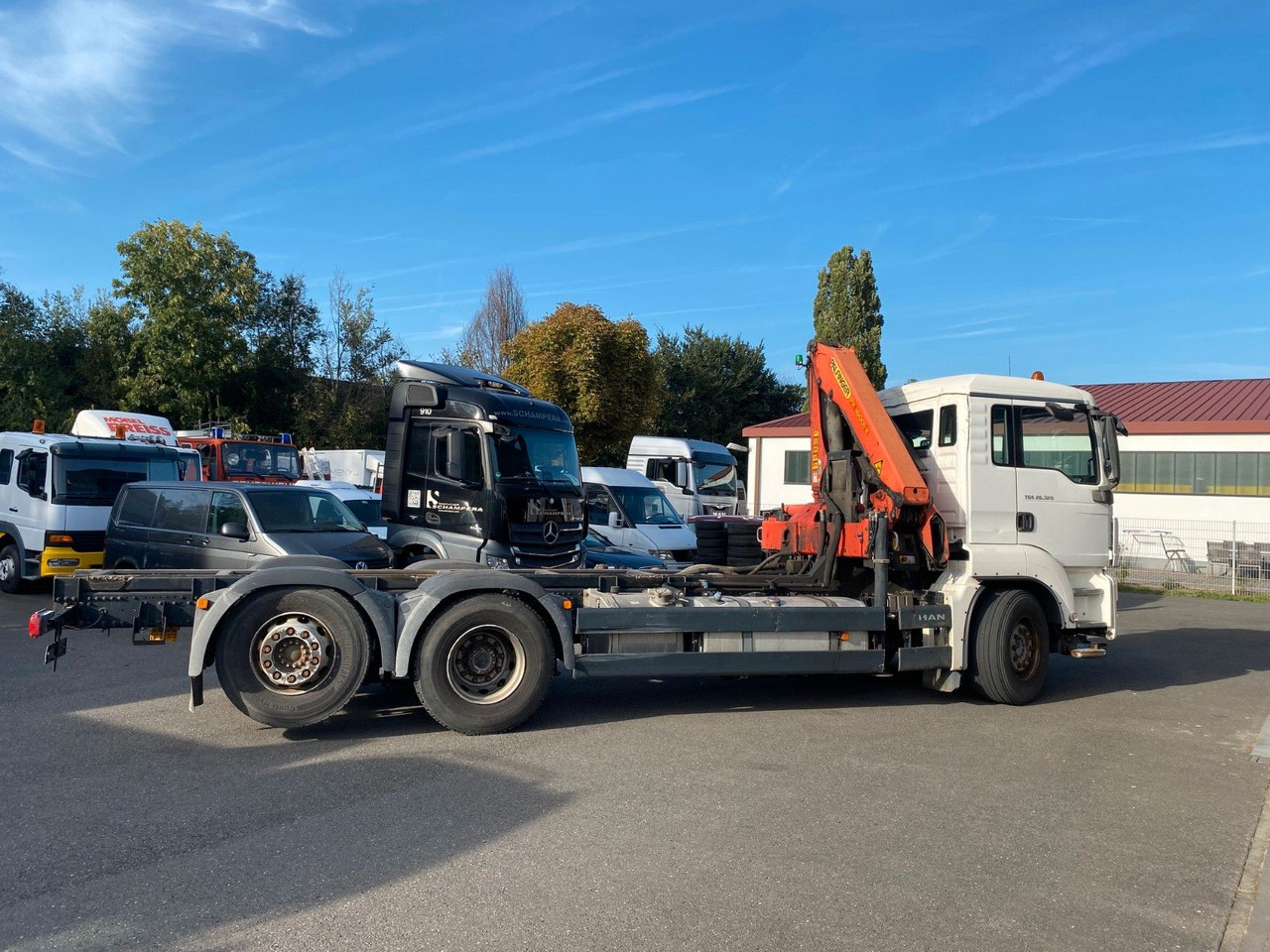 MAN TGS 26.320 26.440 PALFINGER FUNK MAN TGS 26.320 26.440 PALFINGER FUNK - Chassis lastebil, Kranbil: bilde 2 MAN TGS 26.320 26.440 PALFINGER FUNK MAN TGS 26.320 26.440 PALFINGER FUNK - Chassis lastebil, Kranbil: bilde 2