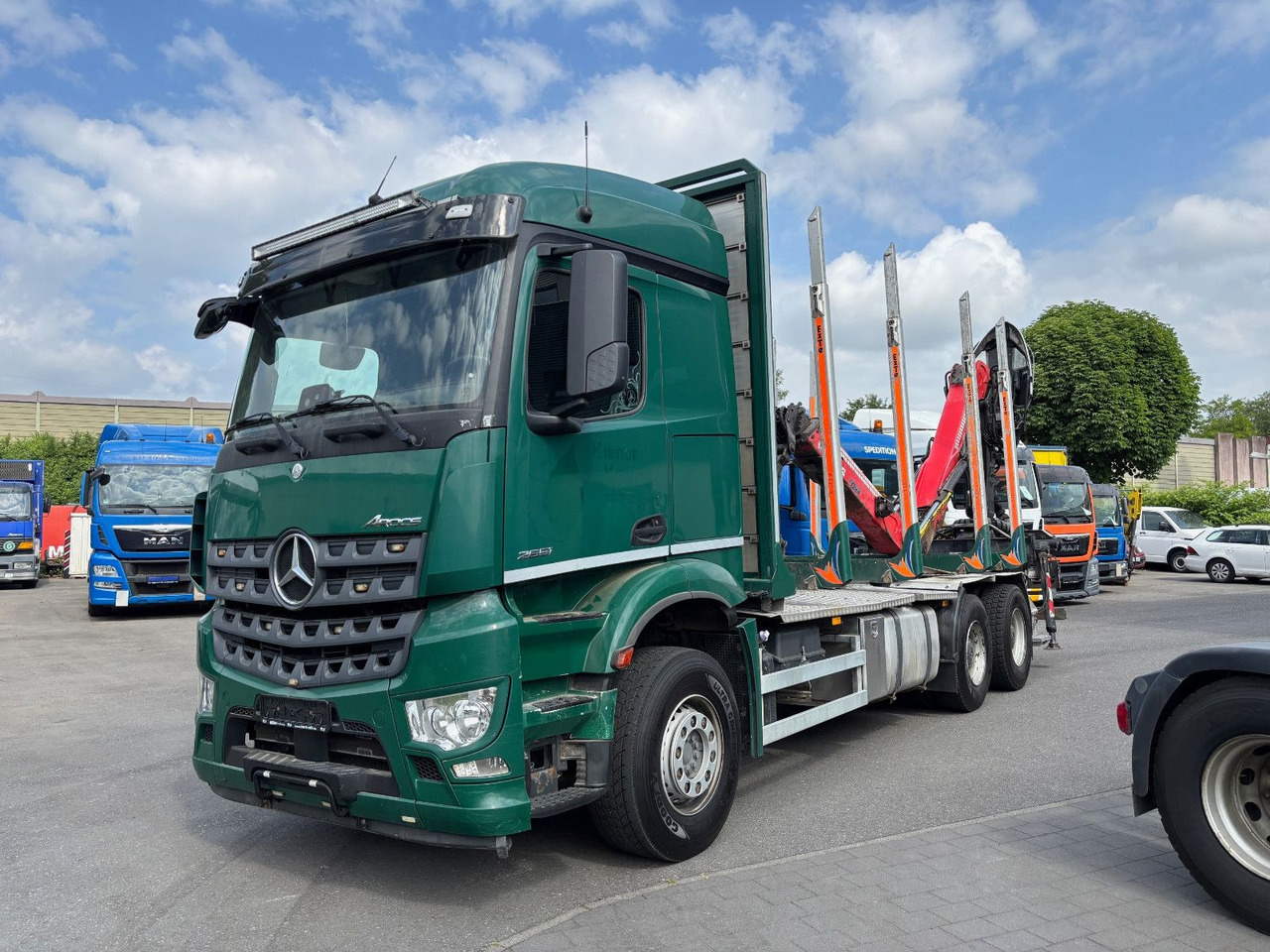 Mercedes-Benz Arocs 6x4/Kran Cranab TZ 12.2 - Tømmerbil, Kranbil: bilde 4 Mercedes-Benz Arocs 6x4/Kran Cranab TZ 12.2 - Tømmerbil, Kranbil: bilde 4