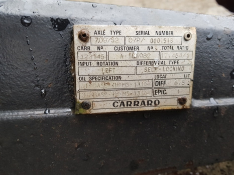 Case 5120, 5130, 5140 Carraro Front Axle Beam, Casting 122945, 1995412c2 - Foraksel for Landbruksteknikk: bilde 2 Case 5120, 5130, 5140 Carraro Front Axle Beam, Casting 122945, 1995412c2 - Foraksel for Landbruksteknikk: bilde 2