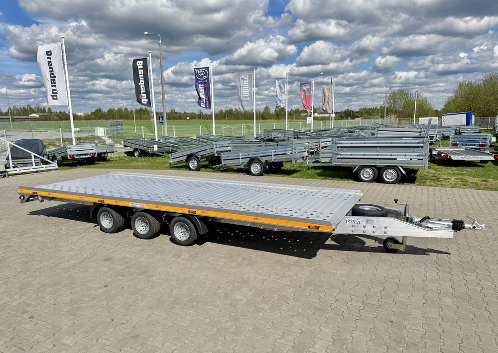 GROMEX L3-3500-6 | 600 x 210 cm / 3500 kg / lampy LED / koło zapasowe / najazdy ALU - Transporter tilhenger: bilde 1 GROMEX L3-3500-6 | 600 x 210 cm / 3500 kg / lampy LED / koło zapasowe / najazdy ALU - Transporter tilhenger: bilde 1