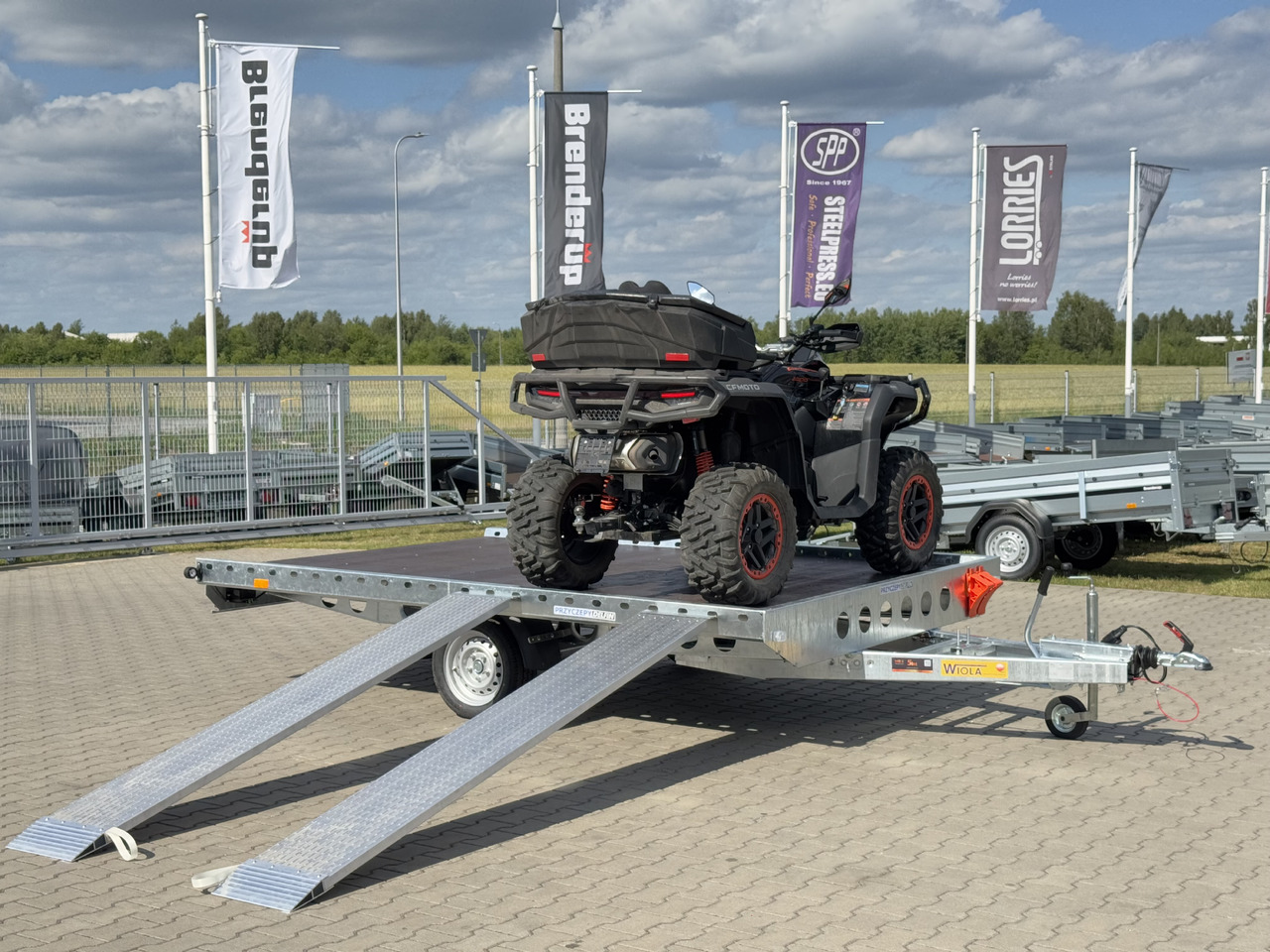 WIOLA QUAD 2H1.5 - przyczepa pod ATV Can-Am Maverick | Polaris RZR | 2 quady - MC-henger: bilde 1 WIOLA QUAD 2H1.5 - przyczepa pod ATV Can-Am Maverick | Polaris RZR | 2 quady - MC-henger: bilde 1