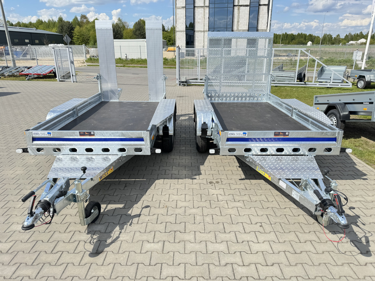 Wiola B2730 GVW 2700 kg machine transporter mini excavator 292x142 cm - Maskinhenger: bilde 3 Wiola B2730 GVW 2700 kg machine transporter mini excavator 292x142 cm - Maskinhenger: bilde 3