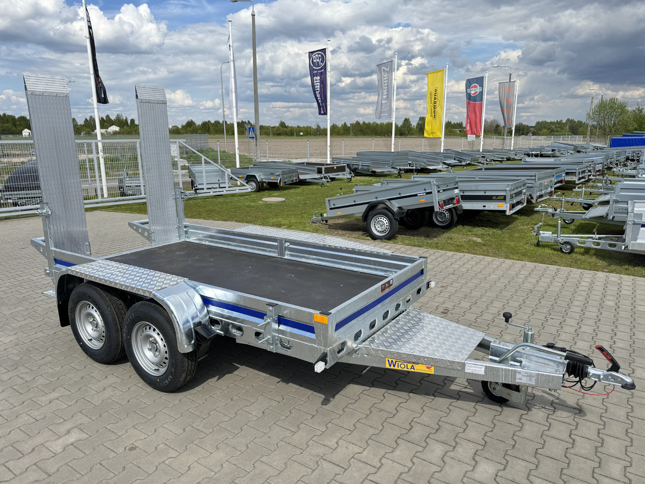 Wiola B2730 GVW 2700 kg machine transporter mini excavator 292x142 cm - Maskinhenger: bilde 5 Wiola B2730 GVW 2700 kg machine transporter mini excavator 292x142 cm - Maskinhenger: bilde 5