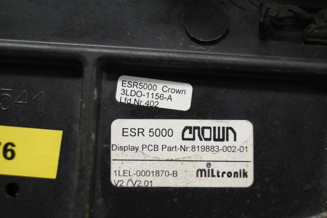 Crown 819883-002 | Display for ESR5000 819883-002-01 Display for ESR5000 819883-002-01 - Instrumentpanel for Materialhåndteringsutstyr: bilde 3 Crown 819883-002 | Display for ESR5000 819883-002-01 Display for ESR5000 819883-002-01 - Instrumentpanel for Materialhåndteringsutstyr: bilde 3