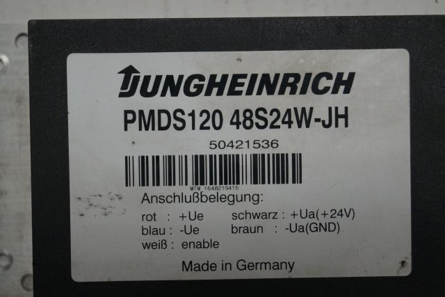 Jungheinrich 50421536 | Transformer 48V-24V PMDS120 48S 24W-JH snn. MTR164821941 Transformer 48V-24V PMDS120 48S 24W-JH snn. MTR1648219415 - Elektrisk system for Materialhåndteringsutstyr: bilde 2 Jungheinrich 50421536 | Transformer 48V-24V PMDS120 48S 24W-JH snn. MTR164821941 Transformer 48V-24V PMDS120 48S 24W-JH snn. MTR1648219415 - Elektrisk system for Materialhåndteringsutstyr: bilde 2