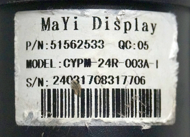 Jungheinrich 51562533 | Battery and Hour indicator MaYi display CYPM-24R-003A-I - Instrumentpanel for Materialhåndteringsutstyr: bilde 3 Jungheinrich 51562533 | Battery and Hour indicator MaYi display CYPM-24R-003A-I - Instrumentpanel for Materialhåndteringsutstyr: bilde 3