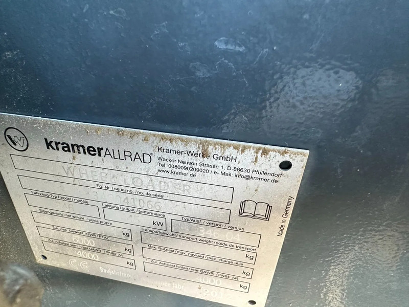 Hjullaster Kramer 850 / 346: bilde 14 Hjullaster Kramer 850 / 346: bilde 14