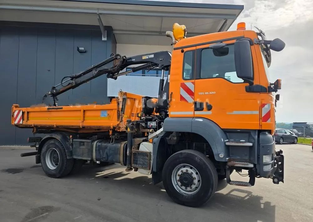 MAN TGS 18.320 4x4 – Wywrotka trójstronna Meiller + Kran HIAB | Komunalny | Euro 5 - Tippbil: bilde 1 MAN TGS 18.320 4x4 – Wywrotka trójstronna Meiller + Kran HIAB | Komunalny | Euro 5 - Tippbil: bilde 1