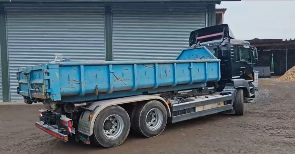 MAN TGS 26.440 6x4 – Meiller z systemem HDS (roll-off) + Kontener + Przyczepa – Euro 5 - Krokbil: bilde 4 MAN TGS 26.440 6x4 – Meiller z systemem HDS (roll-off) + Kontener + Przyczepa – Euro 5 - Krokbil: bilde 4