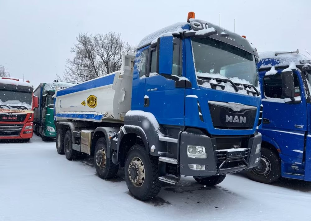 MAN TGS 41.500 8x8 | Wywrotka Meiller | Resory | Euro 6d |111 000 km| Manualna - Tippbil: bilde 2 MAN TGS 41.500 8x8 | Wywrotka Meiller | Resory | Euro 6d |111 000 km| Manualna - Tippbil: bilde 2