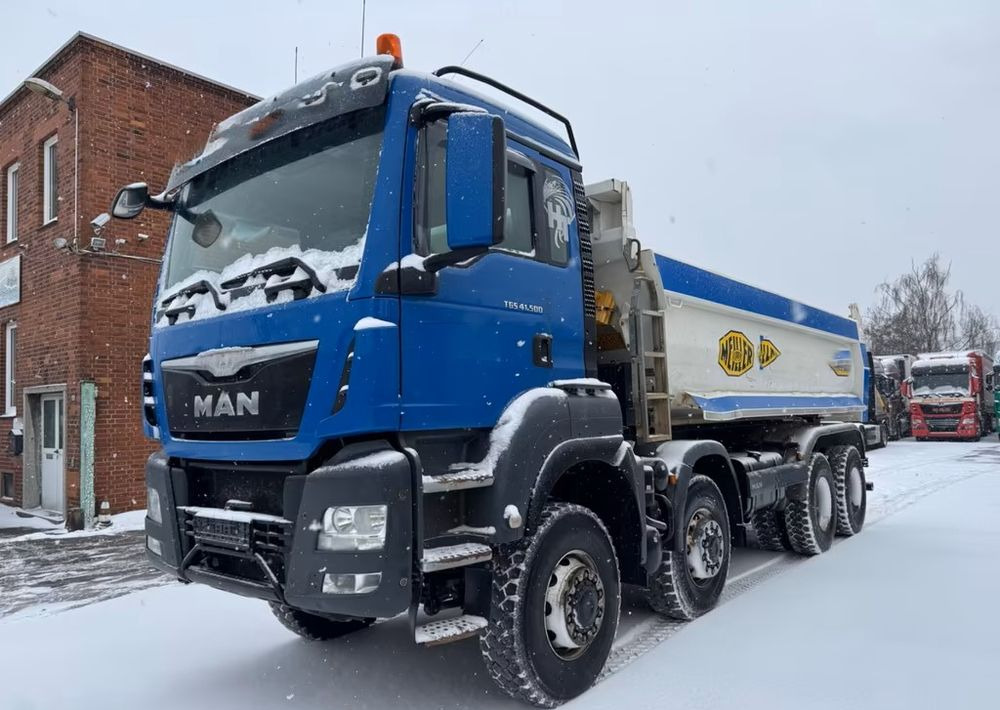 MAN TGS 41.500 8x8 | Wywrotka Meiller | Resory | Euro 6d |111 000 km| Manualna - Tippbil: bilde 3 MAN TGS 41.500 8x8 | Wywrotka Meiller | Resory | Euro 6d |111 000 km| Manualna - Tippbil: bilde 3