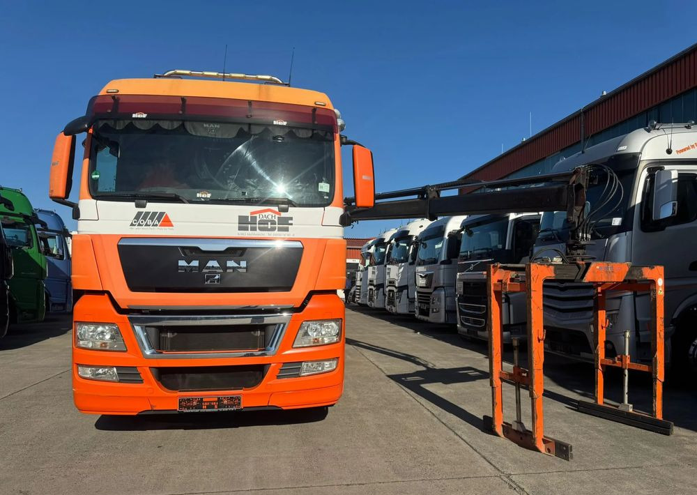 MAN TGX 26.480 • HDS Atlas 145.2 •Oś podnoszona i skrętna 426 tys. km - Zestaw z przyczepą Schwarzmüller Oś przednia – resory piórowe, tylna – pneumatyka • - Planbil, Kranbil: bilde 4 MAN TGX 26.480 • HDS Atlas 145.2 •Oś podnoszona i skrętna 426 tys. km - Zestaw z przyczepą Schwarzmüller Oś przednia – resory piórowe, tylna – pneumatyka • - Planbil, Kranbil: bilde 4