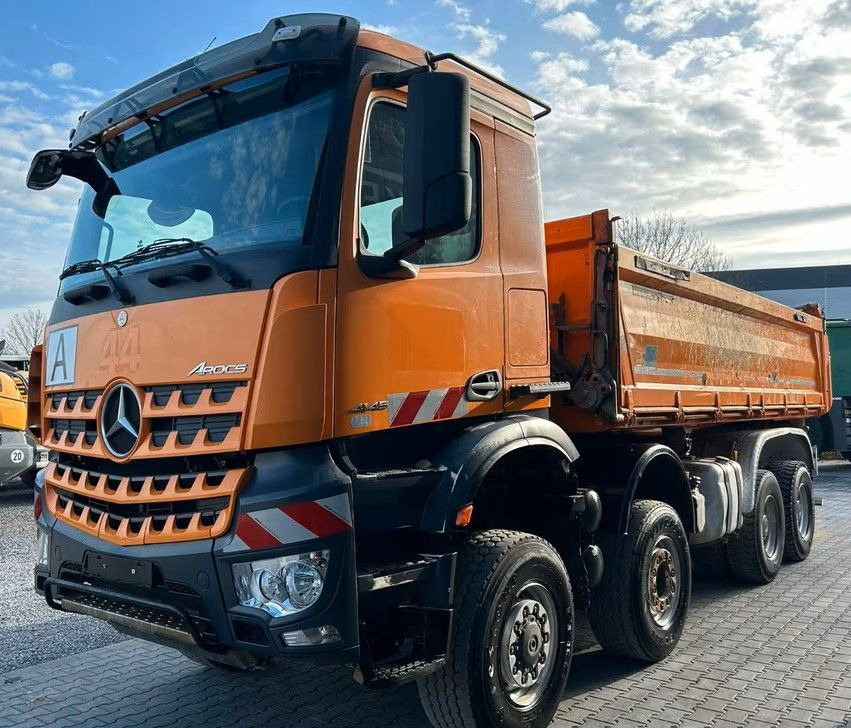 Mercedes-Benz 4145 / 8x6 / Wywrotka trójstronna Meiller Bordmatik manual / Euro 6 / Retarder / 440 000 km! - Tippbil: bilde 1 Mercedes-Benz 4145 / 8x6 / Wywrotka trójstronna Meiller Bordmatik manual / Euro 6 / Retarder / 440 000 km! - Tippbil: bilde 1