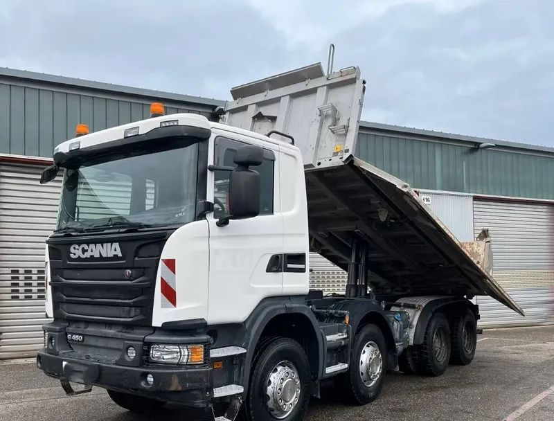 Scania G 450 8x4 | Meiller Bordmatik Wywrotka trójstronna | Retarder | 298.000 km!!!! | Euro 6 |1 właściciel - Tippbil: bilde 2 Scania G 450 8x4 | Meiller Bordmatik Wywrotka trójstronna | Retarder | 298.000 km!!!! | Euro 6 |1 właściciel - Tippbil: bilde 2