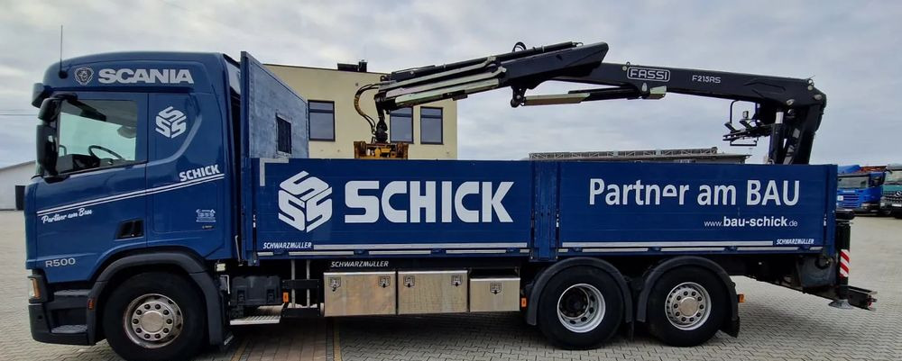 Scania Scania/ R 500/ 6x2 /Fassi F 215 AS - Planbil, Kranbil: bilde 3 Scania Scania/ R 500/ 6x2 /Fassi F 215 AS - Planbil, Kranbil: bilde 3