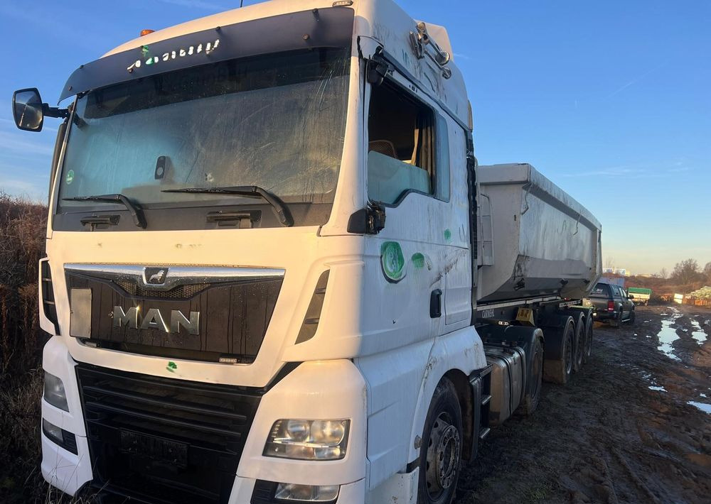 MAN TGX 500 KM (2017) / EURO 6 + Naczepa wywrotka 3-osiowa CARNEHL (2021) / oś podnoszona - Trekkvogn, Tippsemi: bilde 1 MAN TGX 500 KM (2017) / EURO 6 + Naczepa wywrotka 3-osiowa CARNEHL (2021) / oś podnoszona - Trekkvogn, Tippsemi: bilde 1