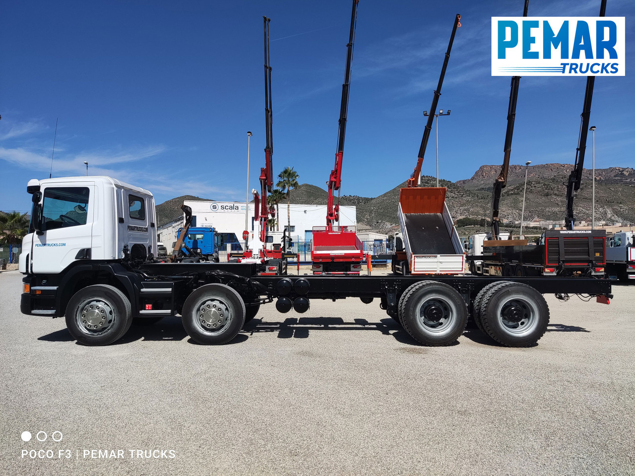 Chassis lastebil SCANIA P 410 8X4 CHASIS EURO 6: bilde 8