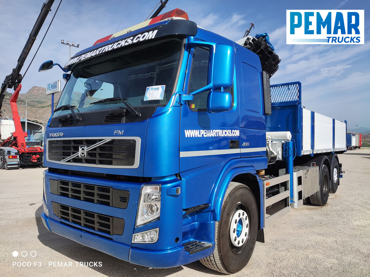 VOLVO FM 400 6X2 GRUA PALFINGER PK 23002 BASCULANTE - Tippbil, Kranbil: bilde 2 VOLVO FM 400 6X2 GRUA PALFINGER PK 23002 BASCULANTE - Tippbil, Kranbil: bilde 2