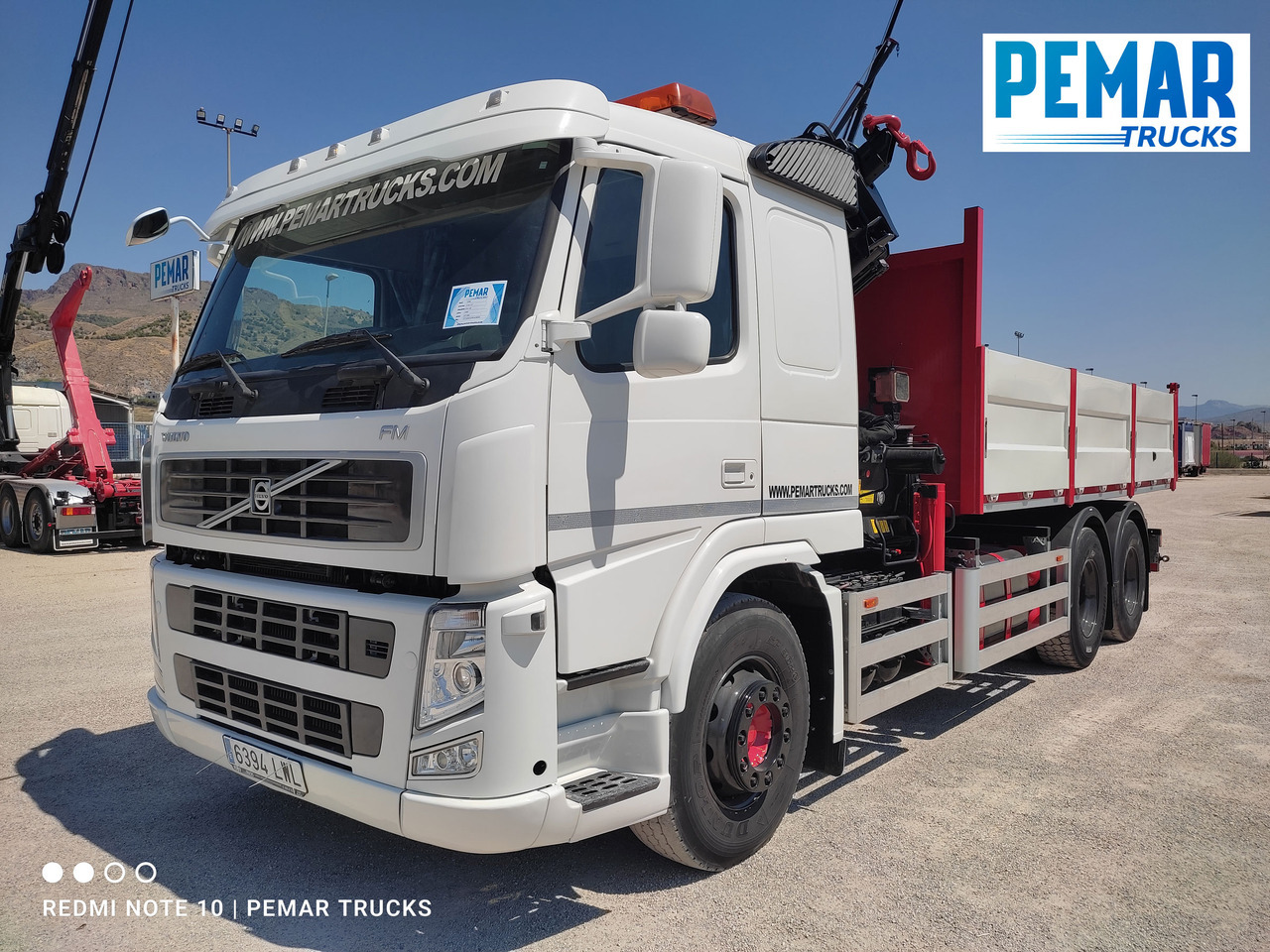 VOLVO FM 440 6X4 GRUA BASCULANTE - Tippbil, Kranbil: bilde 2 VOLVO FM 440 6X4 GRUA BASCULANTE - Tippbil, Kranbil: bilde 2