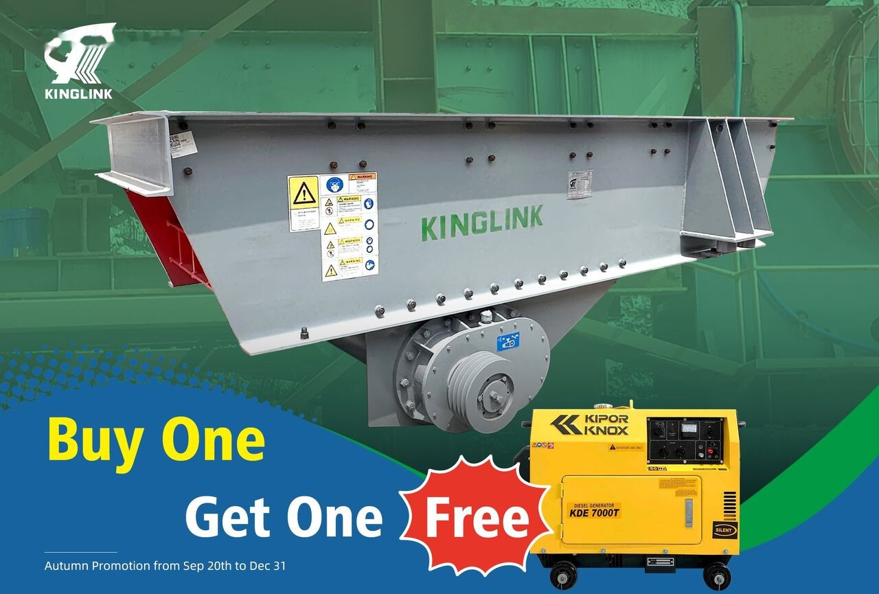 Kinglink Vibrating Grizzly Feeder ZSW380X96 | 150TPH - Gruve maskin: bilde 1 Kinglink Vibrating Grizzly Feeder ZSW380X96 | 150TPH - Gruve maskin: bilde 1