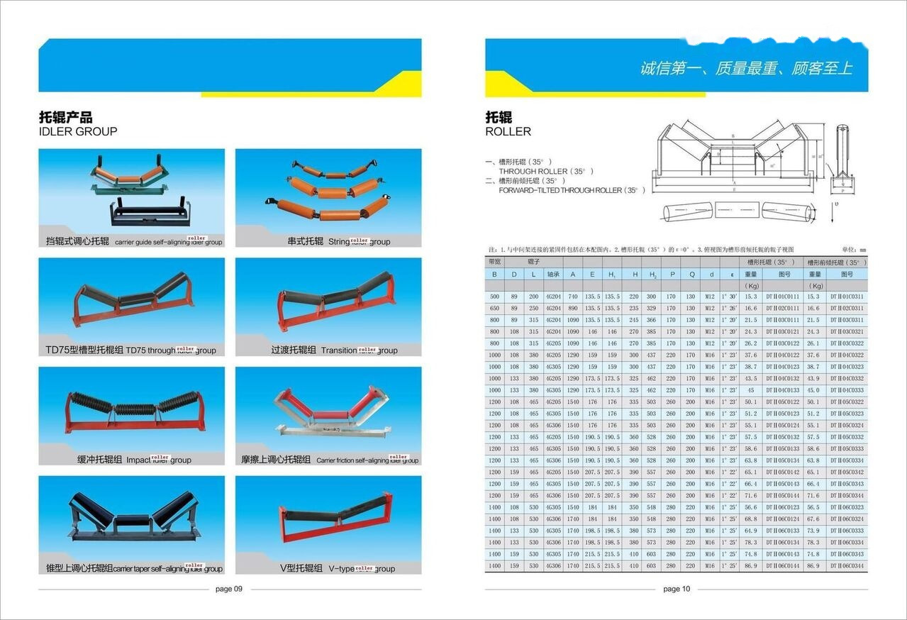 Carrying Roller / Idle Roller for Belt Conveyor Kinglink for KINGLINK B1000 chain conveyor - Reservedeler: bilde 3 Carrying Roller / Idle Roller for Belt Conveyor Kinglink for KINGLINK B1000 chain conveyor - Reservedeler: bilde 3