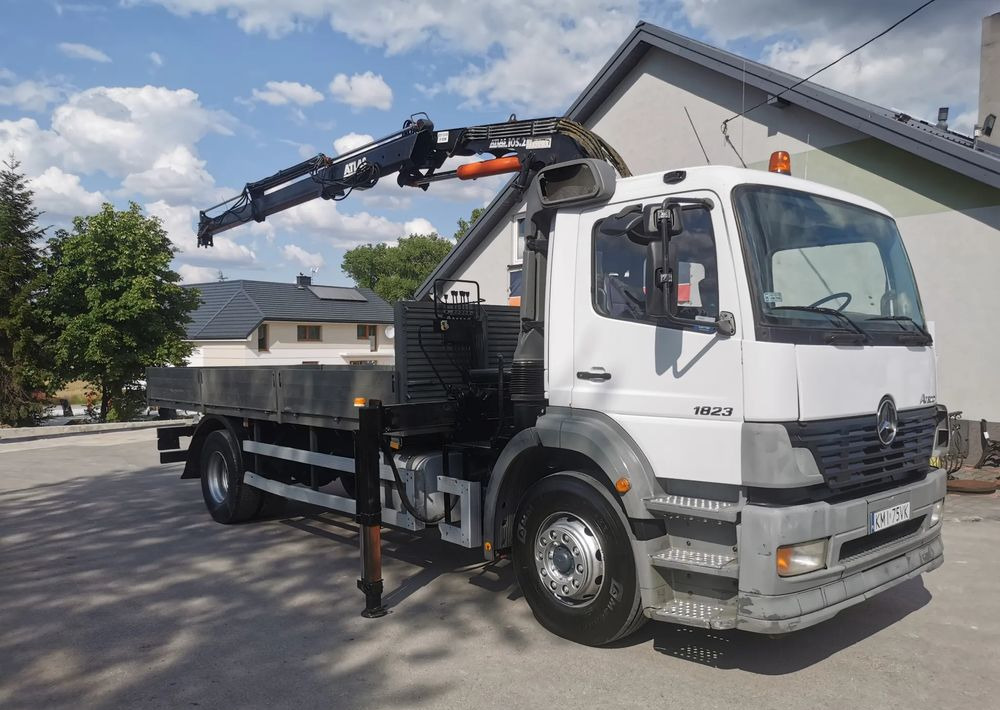 Mercedes-Benz Atego 1823 żuraw HDS Atlas 105.2 koła 315/80R22,5 - Planbil, Kranbil: bilde 3 Mercedes-Benz Atego 1823 żuraw HDS Atlas 105.2 koła 315/80R22,5 - Planbil, Kranbil: bilde 3