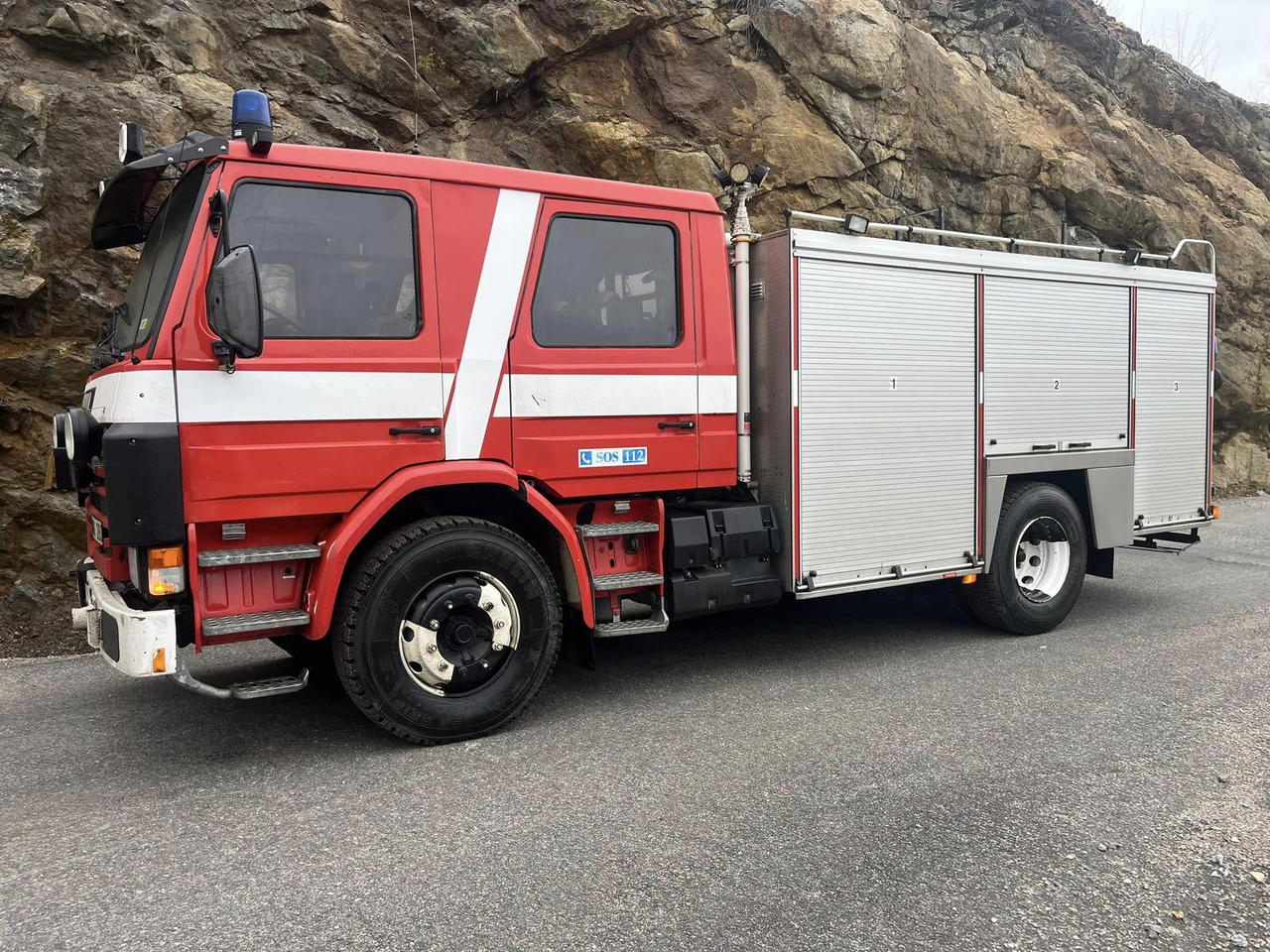 Scania P93ML - Fire engine /firetruck - RESERVERAD !! - Brannbil: bilde 1 Scania P93ML - Fire engine /firetruck - RESERVERAD !! - Brannbil: bilde 1