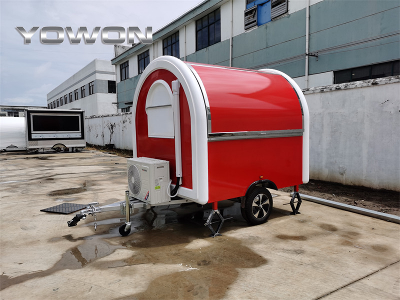 YOWON Fully customized food vending cart mobile street fast food trailer - Salgsvogn: bilde 1 YOWON Fully customized food vending cart mobile street fast food trailer - Salgsvogn: bilde 1